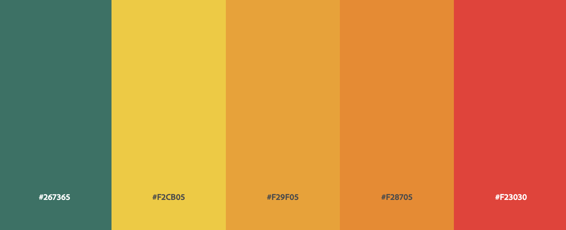 hues in a color palette