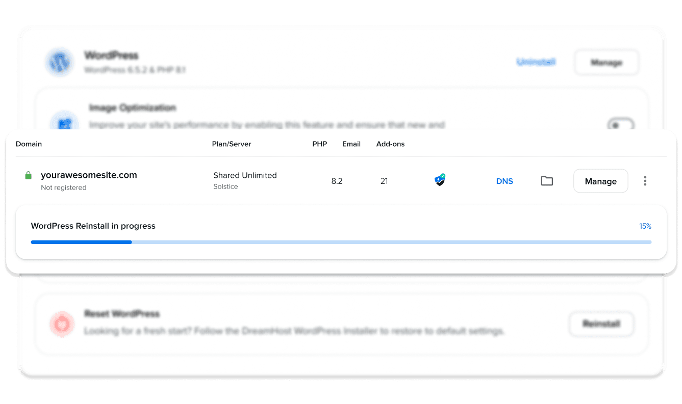 Revamp Your Website Easily with DreamHost’s WordPress Reinstaller