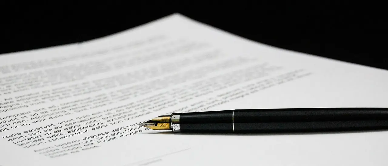 A stack of paperwork