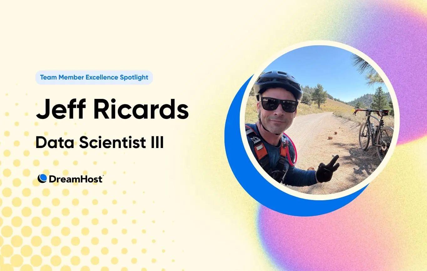 Perfil de científico de datos: Jeff Ricards, de DreamHost, tomó la ruta escénica