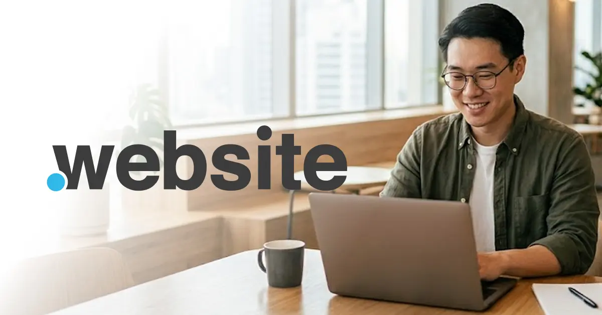 Reclama tu dominio .WEBSITE gratis