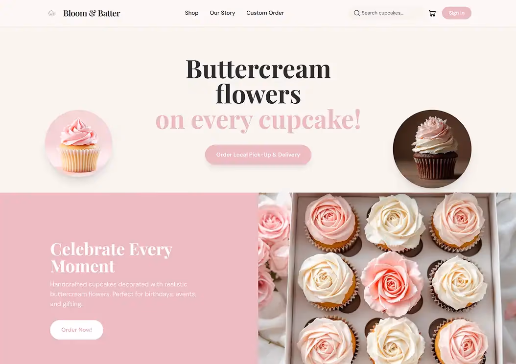 Buttercream flowers