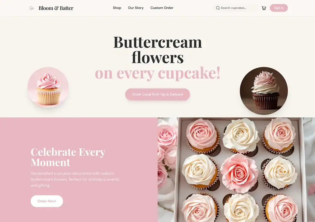 Buttercream flowers