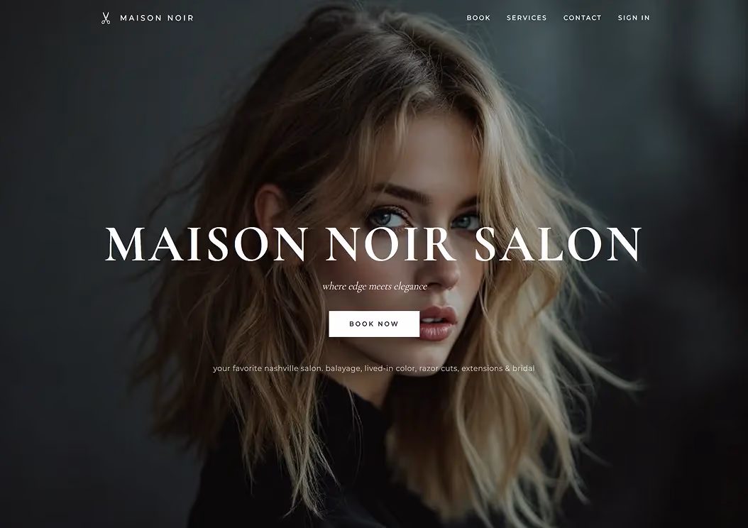 Maison Noir Salon
