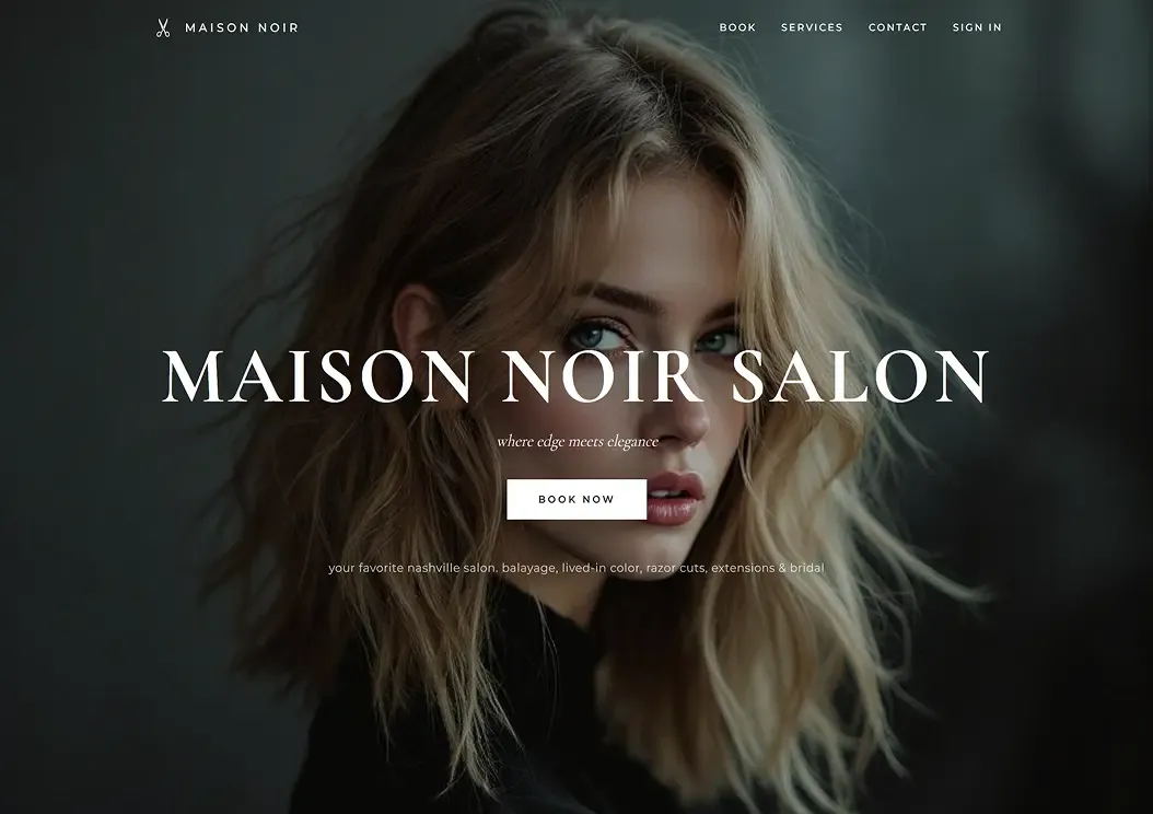 Maison Noir Salon