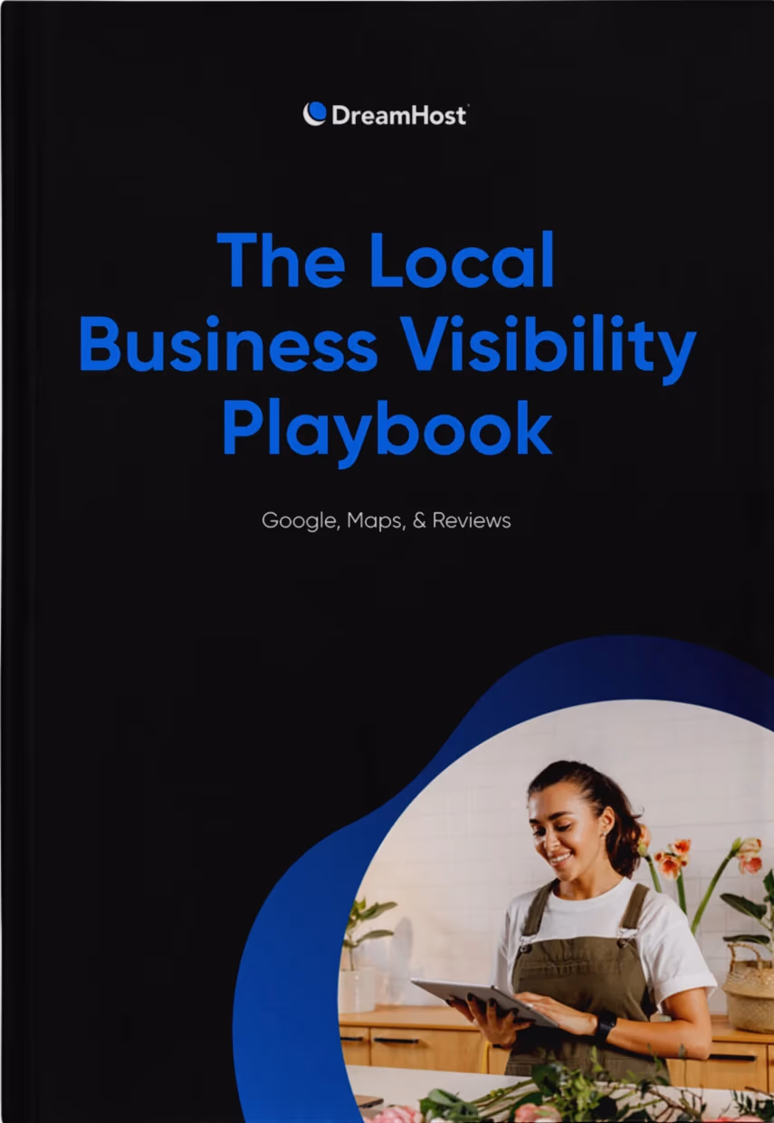 The Local Business Visibility Playbook ebook mockup