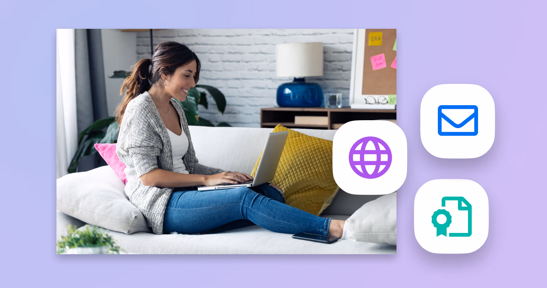 Free SSL, domain, and email for WordPress hosting customers